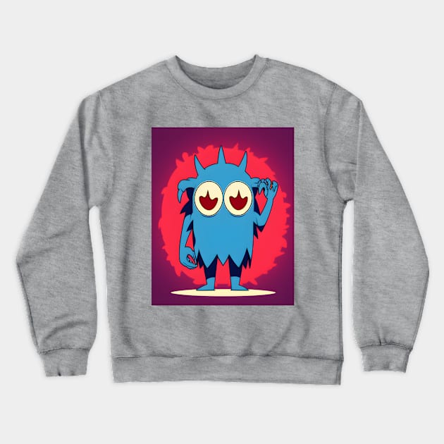 Monster Heart 01 Crewneck Sweatshirt by cornleg